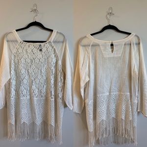 Free people lace tunic